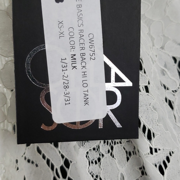 CHASER Lace Racerback Tank - Picture 3 of 11